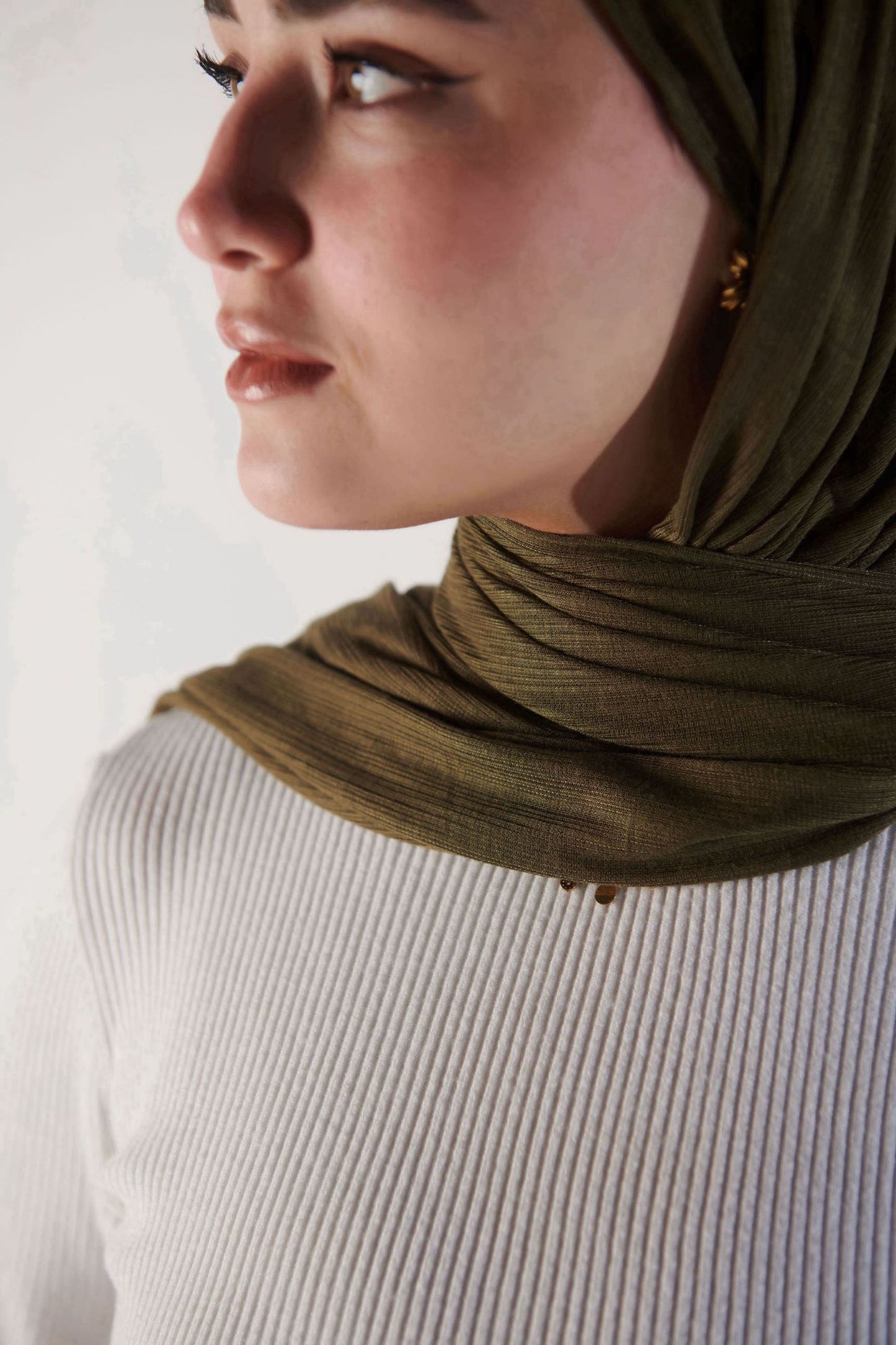 Ribbed Lycra Scarf