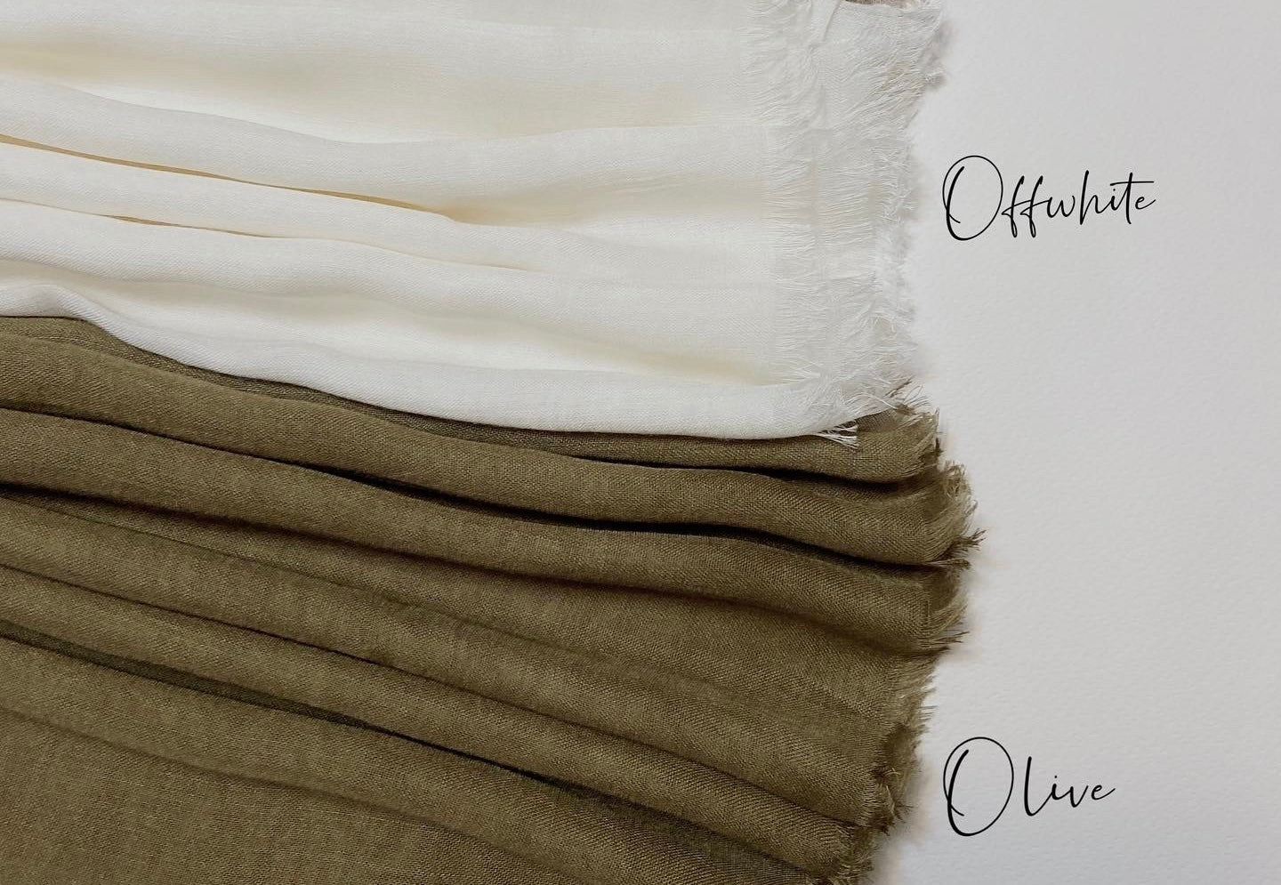 Plain linen offwhite