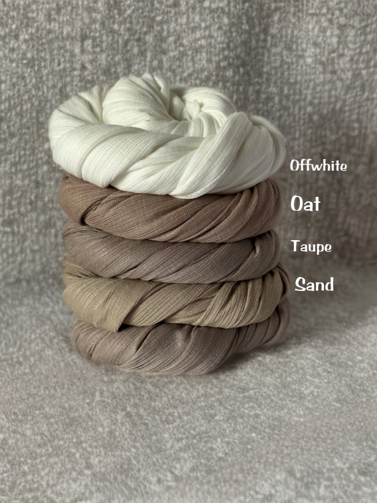 Ribbed Lycra Scarf