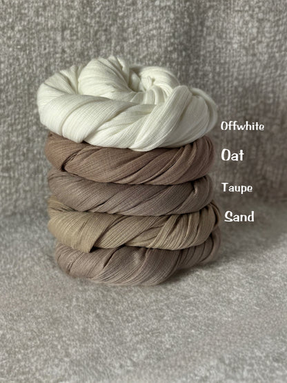 Ribbed Lycra Scarf