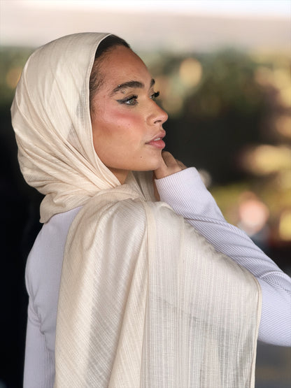 Ribbed Lycra Scarf