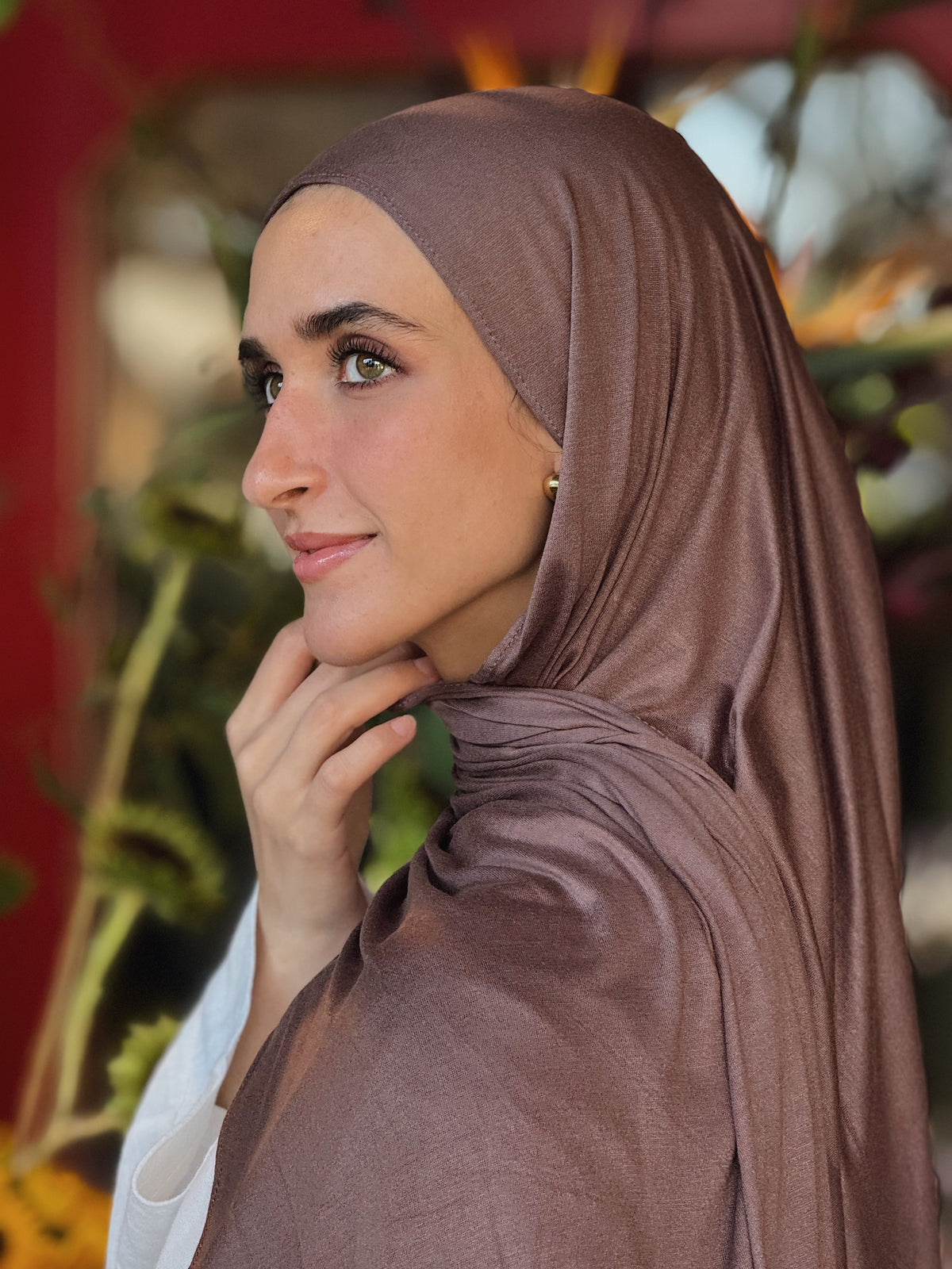 Taupe Brown Jersy