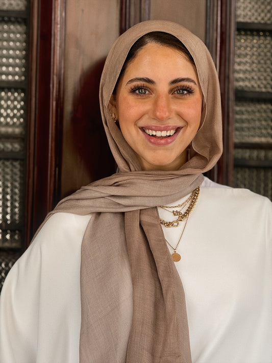 Gradient light grey/coffee