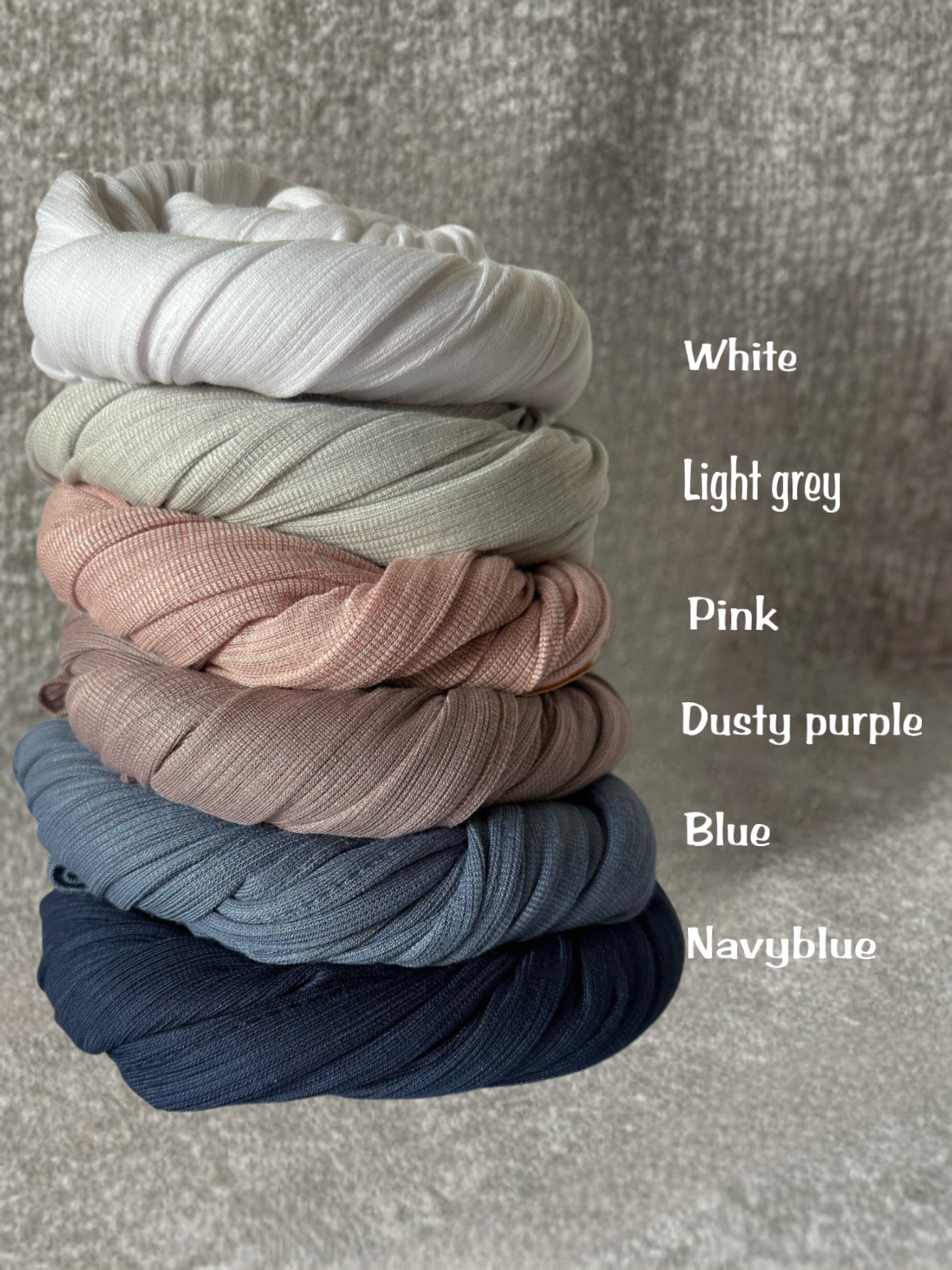 Ribbed Lycra Scarf