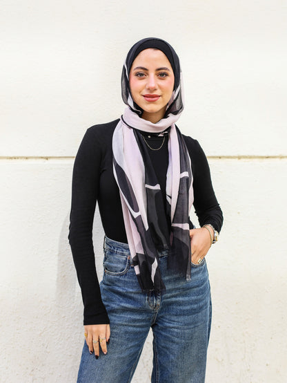 Marble Linen Scarf